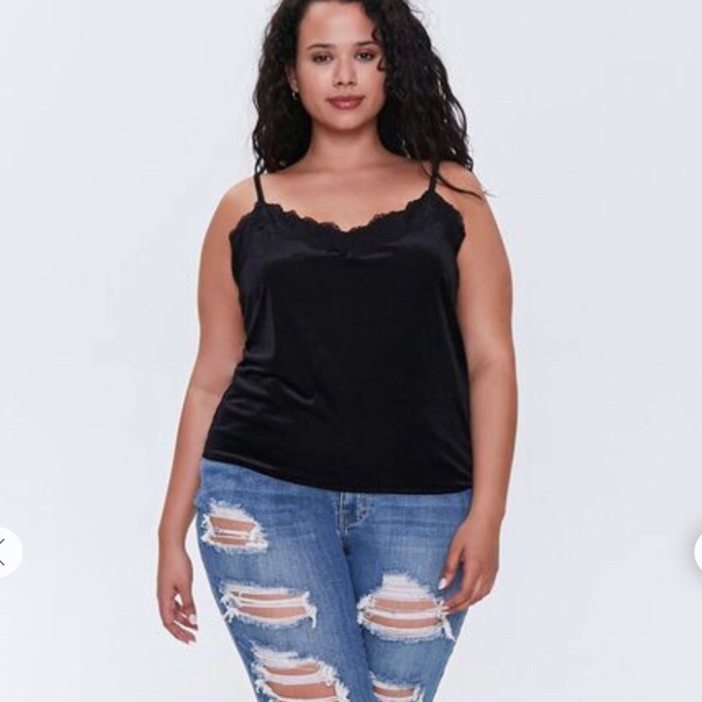 Lace-Trim Cami